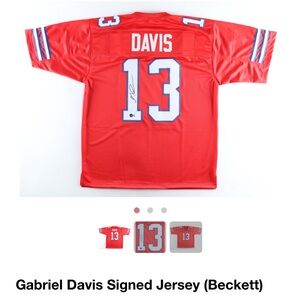 Gabriel Davis Signed Jersey